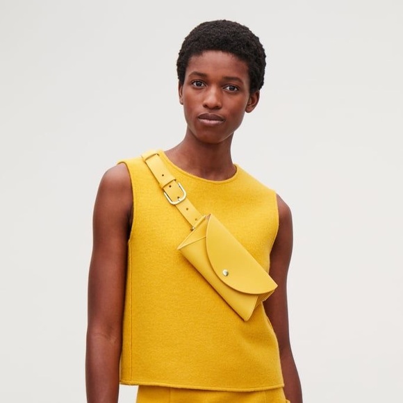 COS Bags Cos Detachable Yellow Leather Belt Bag Poshmark